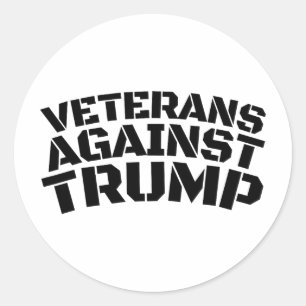 Adesivo Veteranos Contra Trump Anti-trump Veteranos Contra