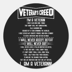 Adesivo Veteranos creram Eu sou uma veterana independênci