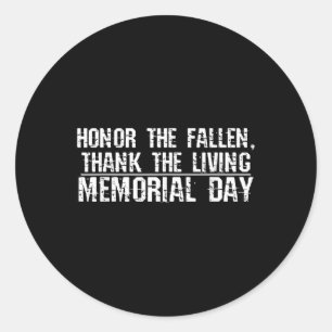 Adesivo Veteranos, Dia Memorial - Honrar O Obrigado Faleci