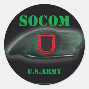 Adesivo veteranos especiais do exército usasoc