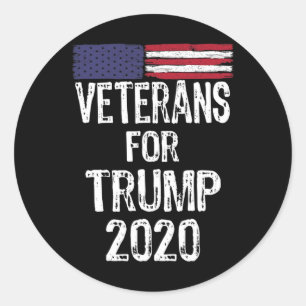 Adesivo Veteranos Militares Para Trump 2020 Contra Joe