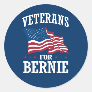 ADESIVO VETERANOS PARA BERNIE SANDERS