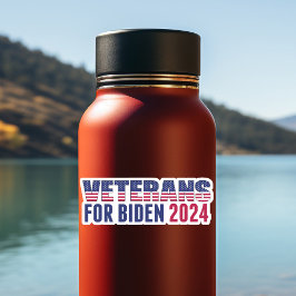 Adesivo Veteranos para o Laptop Eleitoral de Biden 2024