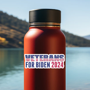 Adesivo Veteranos para o Laptop Eleitoral de Biden 2024