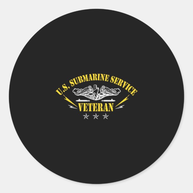 Adesivo Veterans Day U.s Submarine Force Silent Service Lo (Frente)
