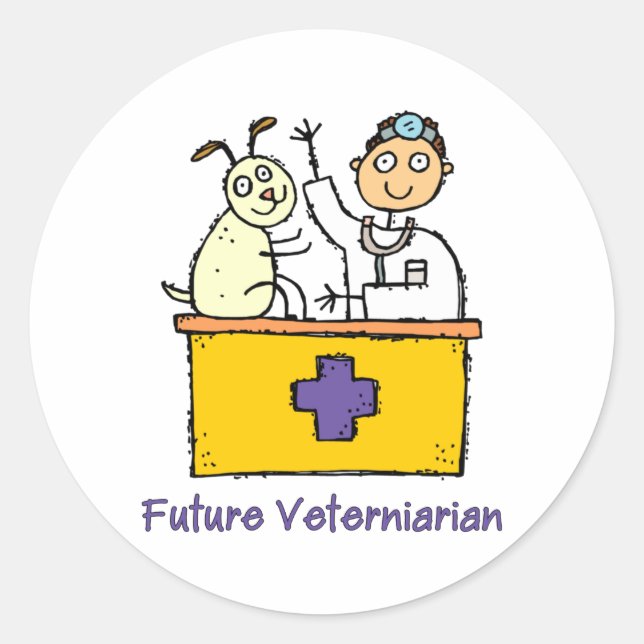 Adesivo Veterinário Futuro - Menino (Frente)