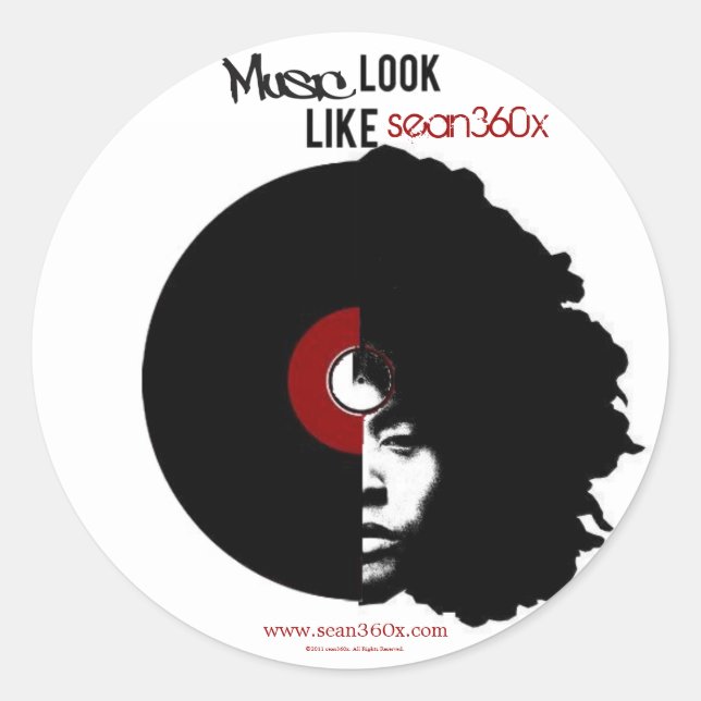 Adesivo Vetor adesivo360x MUSic (Frente)