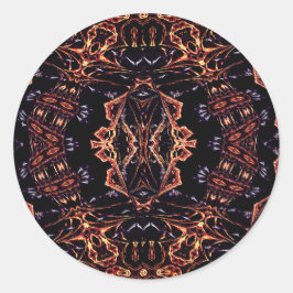Adesivo Vetor Art, Abstrato Flames Sticker