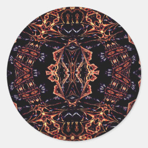 Adesivo Vetor Art, Abstrato Flames Sticker
