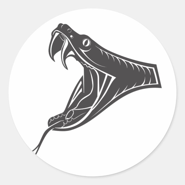 Adesivo vetor cobra (Frente)