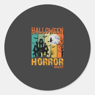 Adesivo Vetor de Casa Assombrada da Noite do Terror de Hal