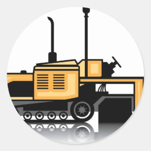 Adesivo Vetor do paver do asfalto