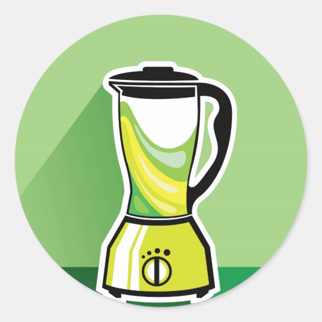 Adesivo Vetor verde do misturador (Frente)