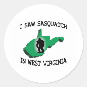 Adesivo Vi Sasquatch Na Virgínia Ocidental