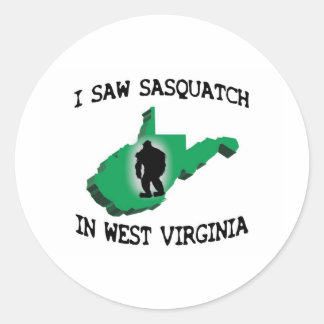 Adesivo Vi Sasquatch Na Virgínia Ocidental