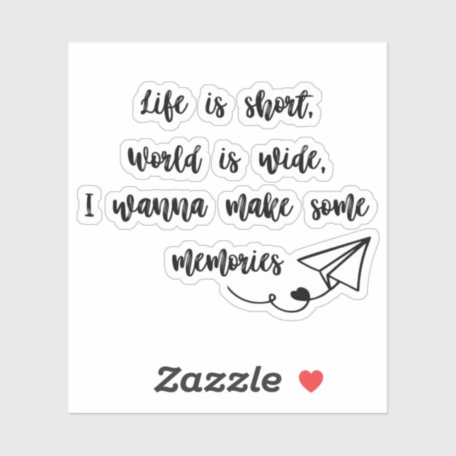 Adesivo Viagem (Folha)