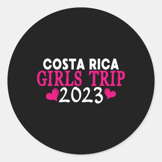 Adesivo Viagem à Costa Rica 2023 'S Despedida de Solteira  (Frente)