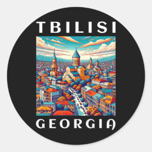 Adesivo Viagem à Geórgia e Tbilisi