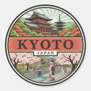 Adesivo Viagem ao Japão Kyoto Santuário Yasaka