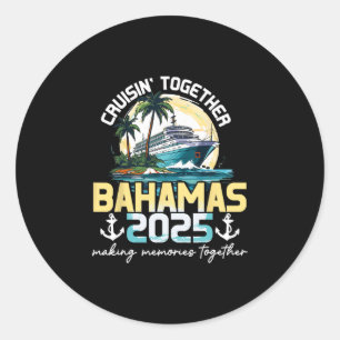 Adesivo Viagem Bahamas 2025 Cruisin' Together
