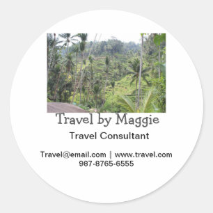 Adesivo Viagem consultor da empresa adiciona nome e-mail w