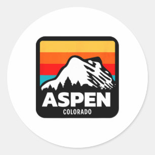 Adesivo Viagem da Família Snowboard em Aspen Colorado Skii