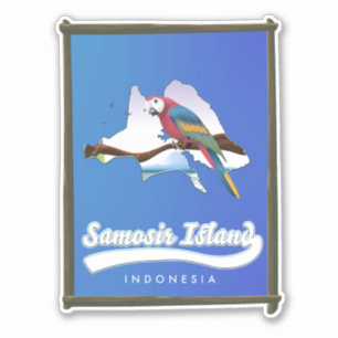 Adesivo Viagem da Ilha Samosir