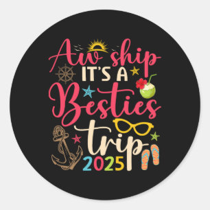 Adesivo Viagem das Melhores Amigas 2025 Amigas Corresponde