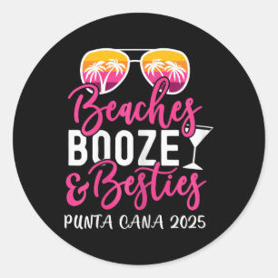 Adesivo Viagem de 2025, Punta Cana Beaches Booze A