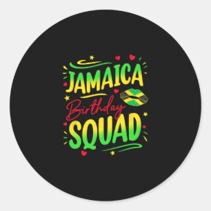 Adesivo Viagem de aniversário da Jamaica 2025 mulheres fér