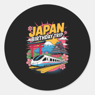 Adesivo Viagem de Aniversário Japão Tóquio Osaka Nagoya Fl