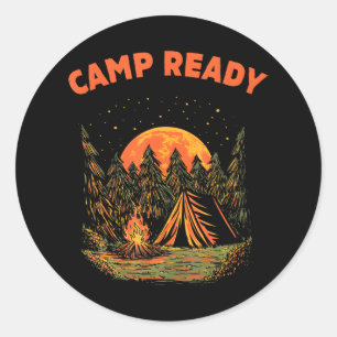 Adesivo Viagem de Campanha Tropical Pronta para Camp