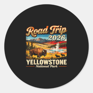 Adesivo Viagem de carro 2026 parque nacional yellowstone b