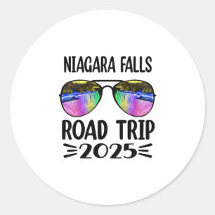 Adesivo Viagem de carro para as Cataratas do Niágara 2025