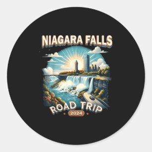 Adesivo Viagem de carro para Niagara Falls 2024 Viagem em