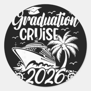 Adesivo Viagem de Cruzeiro de Formatura 2026 Férias Gradua