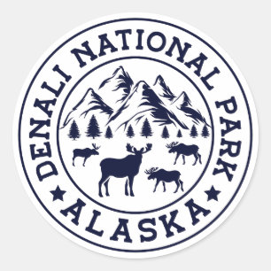 Adesivo Viagem de família ao Parque Nacional Denali no Ala