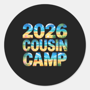 Adesivo Viagem de família reunião da turma do acampamento