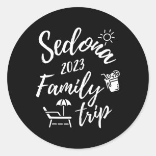 Adesivo Viagem de Família Sedona Diversão nas Férias no Ar