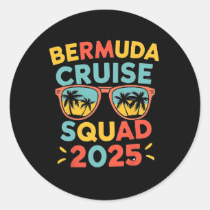 Adesivo Viagem de Férias de Cruzeiro das Bermudas 2025 Fam