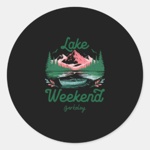 Adesivo Viagem de Férias de Fim de Semana no Lago Berkeley