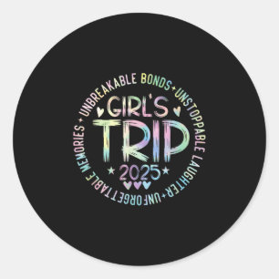 Adesivo Viagem de Meninas 2025 Fim de Semana de Férias Fem
