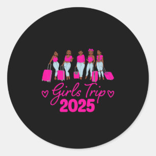 Adesivo Viagem de Meninas 2025 Mulheres Afro-Americanas Me
