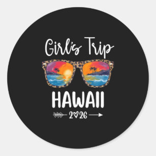 Adesivo Viagem de Meninas 2026 Havaí Fim de Semana de Meni