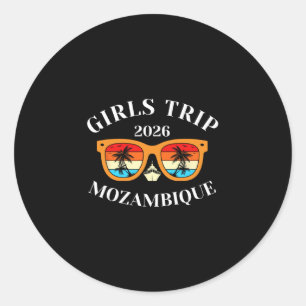 Adesivo Viagem de Meninas 2026 Moçambique Férias de Primav