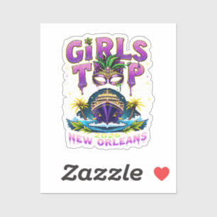 Adesivo Viagem de Meninas 2026 Nova Orleans