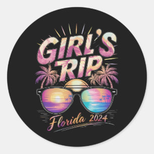 Adesivo Viagem de Meninas Flórida 2024 Fim de Semana de Pr
