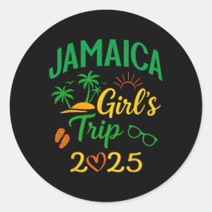 Adesivo Viagem de Meninas Jamaica 2025-Férias Legais no Ca