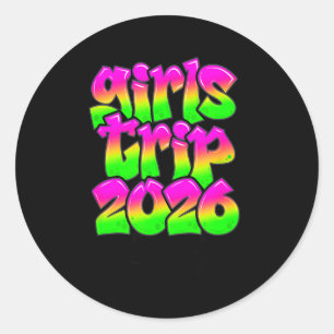 Adesivo Viagem de Meninas Nova Orleans Louisiana 2026 Graf