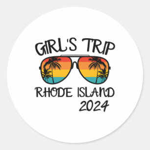 Adesivo Viagem de Meninas Rhode Island Férias de Verão Com